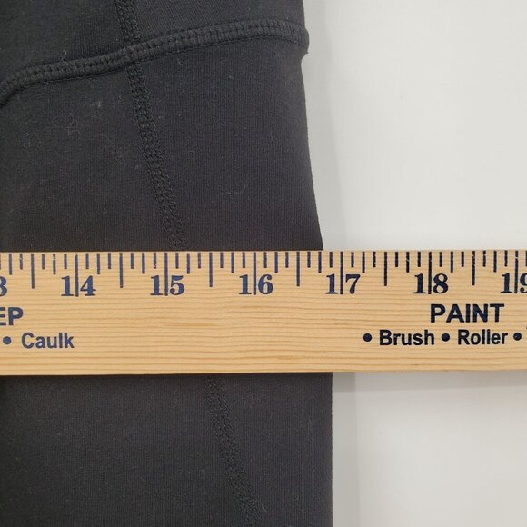 Zella Full Length High Waisted Leggings Pants Women Size Large Strappy Hem - Picture 13 of 15